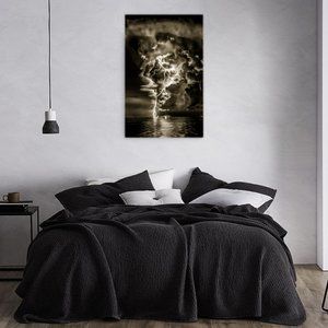 Canvas Print Wall Art - Original Lightning Bolt Photograph by Christy Mandeville